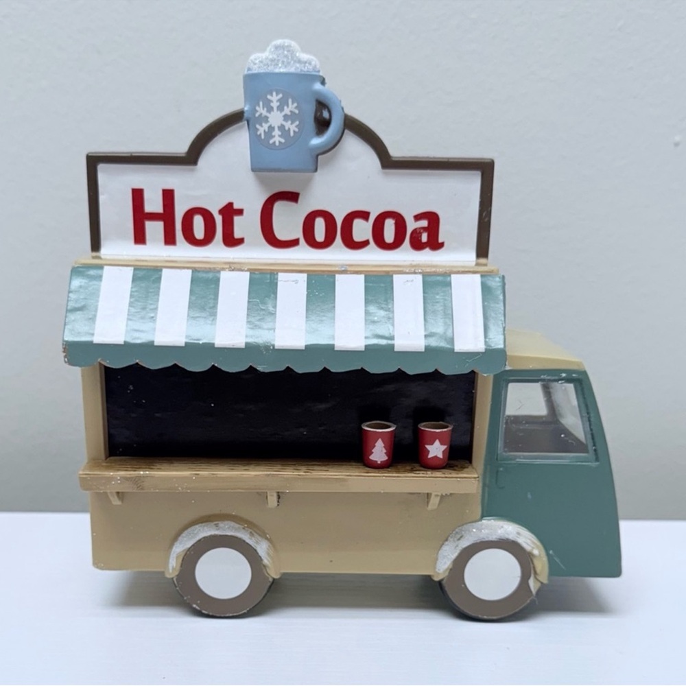 New! Target Bullseye Playground Light Up Hot Cocoa Truck Decoration